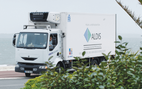 Un camion Aldis