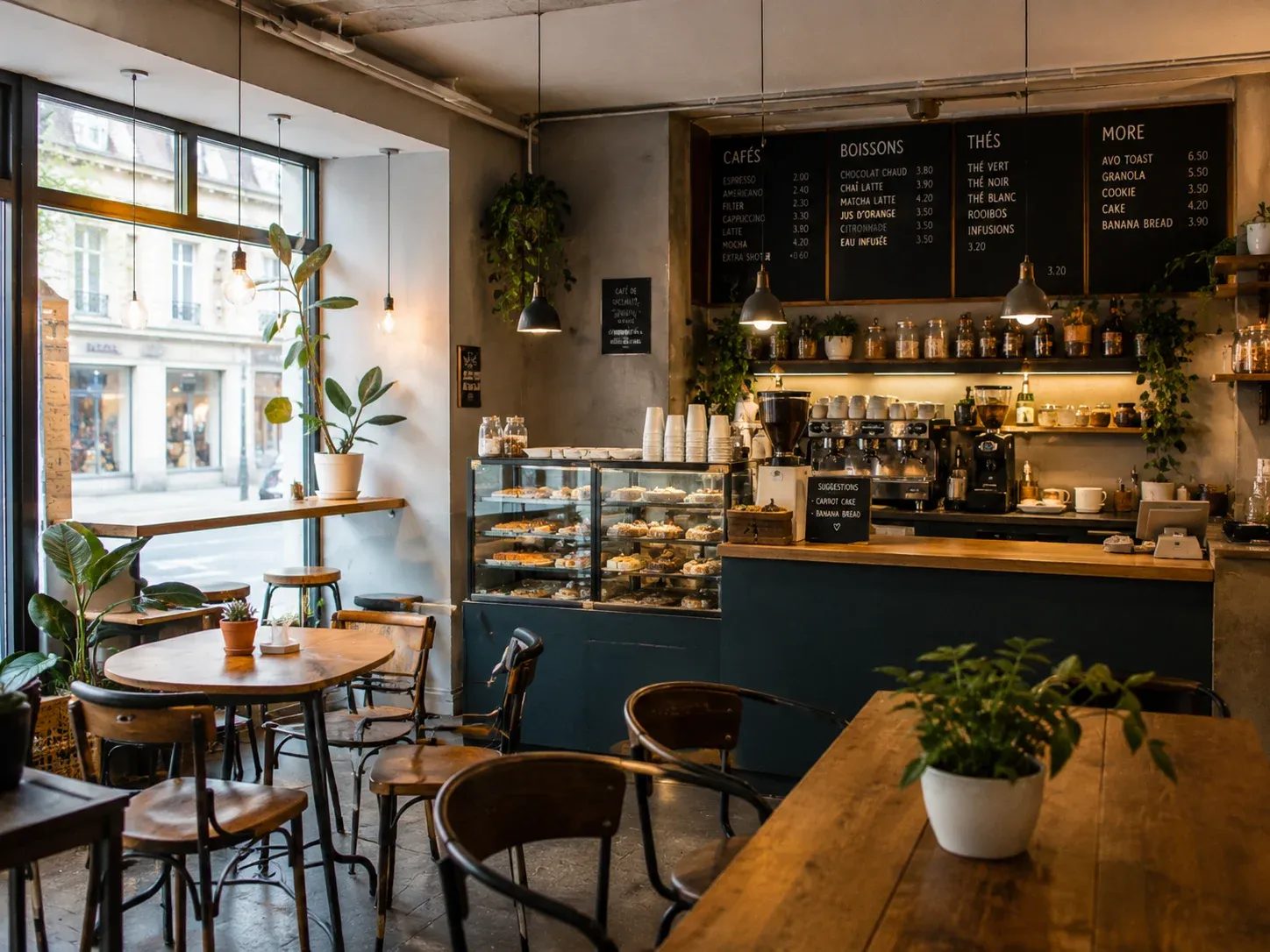 Un coffee shop