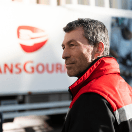 Le visage de Patrice, chauffeur-livreur chez Transgourmet