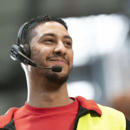 Le visage de Mohamed, préparateur chez Transgourmet