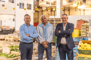 Gildas Cebron (Transgourmet), France Ame et Sylvain Hoarau (Ame Haslé)