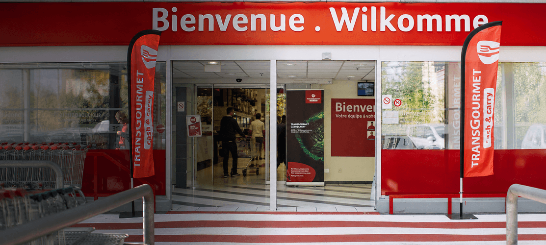 La devanture de Transgourmet Cash & Carry