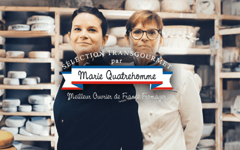 Marie Quatrehomme, MOF Fromager et sa fille Nathalie Quatrehomme 