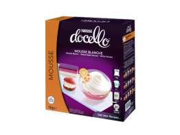 Mousse blanche décor