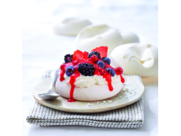 Meringue moelleuse pavlova cuite