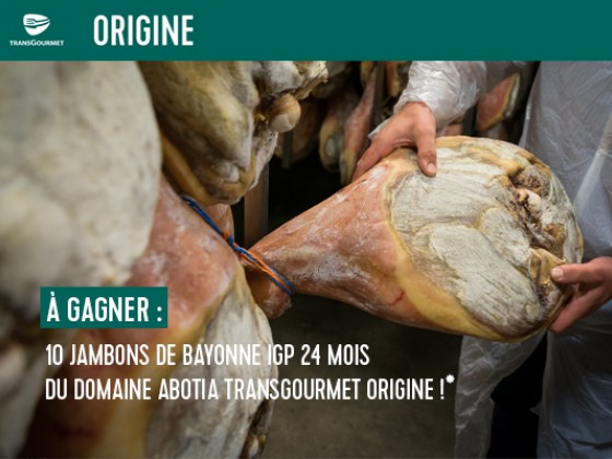 Transgourmet - Jambon de Bayonne du Domaine Abotia Transgourmet Origine