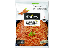 Carottes en bâtonnets express cultivé 100 % en France CE2 sachet de 2.5 kg